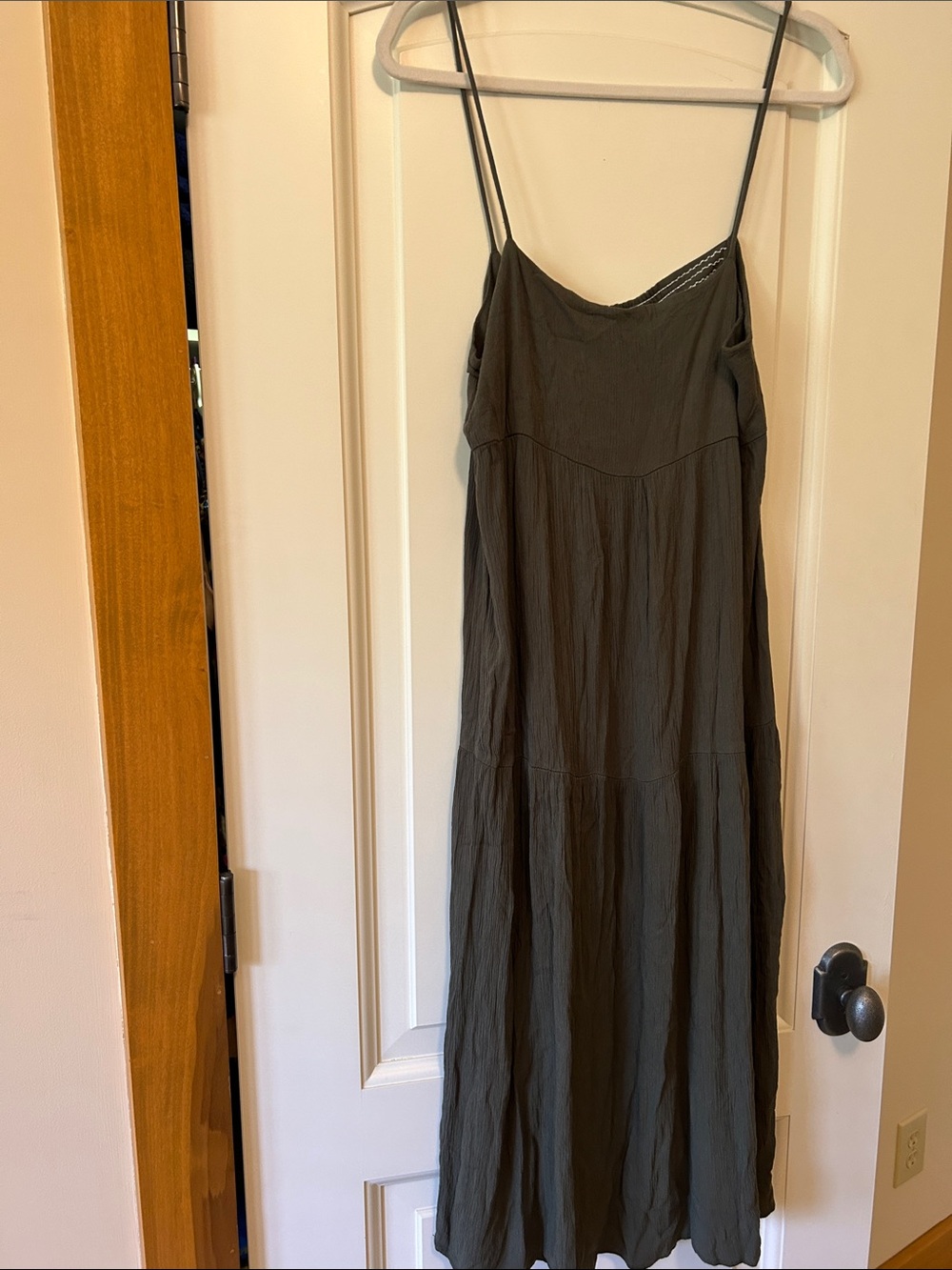 Carly Jean Los Angeles Olive Maxi Slip Dress Grab it. Leaving soon